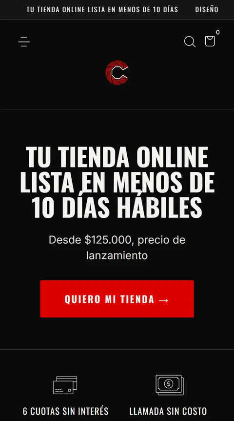 Calibre Tiendas store, Services