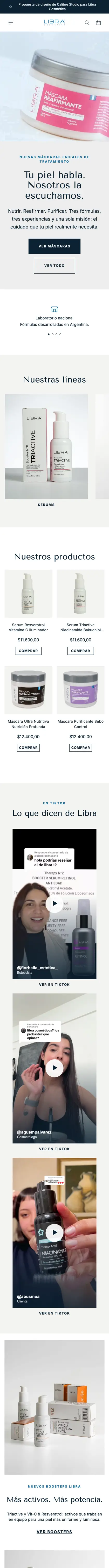 Home de Libra en celular