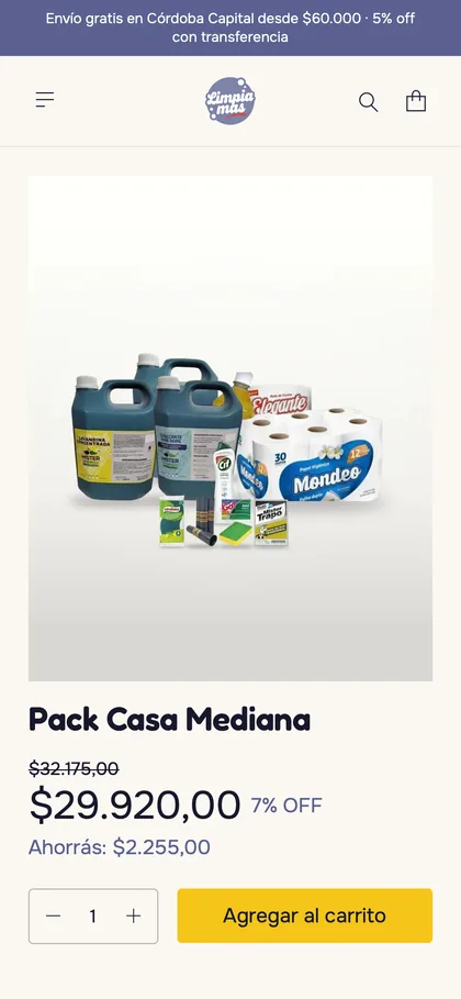 Limpiamas: producto
